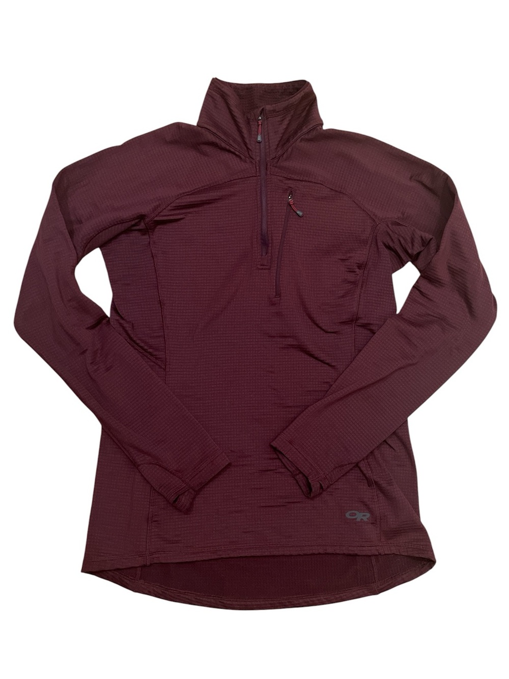 Outdoor Research Vigor Quarterzip Shirt Long Sleeve Medium M Outdoor Active Plum